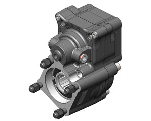 Detroit DT-12 Rear-Mounted PTO with ISO Output - Air Operated, Max Torque 500 Nm, Includes Mounting Kit