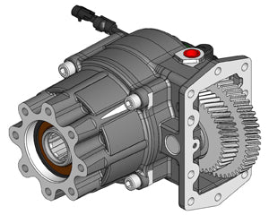 Allison Heavy Duty Hot Shift PTO with ISO Output - 24V, includes 1410 Flange and Mounting Kit