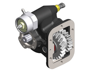 Hyundai T060S5 Left-Side Mounted PTO with Uni 3-Bolt Output – Vacuum Operated, Max Torque 200 Nm, Includes Mounting Kit