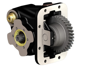 Isuzu MLD6D & MLD7Q Left-Side Mounted PTO with Uni 3-Bolt Output – Air Operated, Max Torque 280 Nm, Includes Mounting Kit