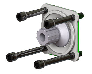 Detroit DT-12 Rear-Mounted PTO with ISO Output - Air Operated, Max Torque 450 Nm, Includes Mounting Kit