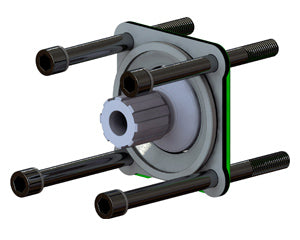 ZF 12AS-1210 TO Rear-Mounted PTO with ISO 4-Bolt Output – Air Operated, Max Torque 400 Nm, Includes Mounting Kit