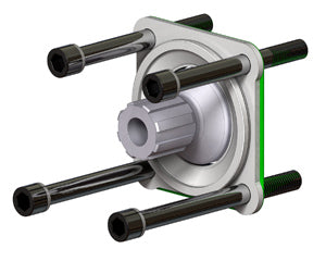 ZF AS Tronic with Intarder Rear-Mounted PTO with ISO 4-Bolt Output – Air Operated, Max Torque 400 Nm, Includes Mounting Kit