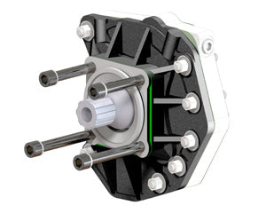 Mercedes G100-12 Rear-Mounted PTO with ISO 4-Bolt Output – Air Operated, Max Torque 330 Nm, Includes Mounting Kit