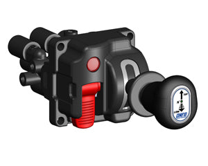 N-Force EVO Tipper Air Cabin Controls - Tipper Joystick with PTO Switch, Latching - 1/4" Airline Porting