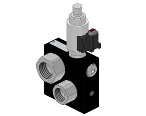 OMFB HDS-12, -17, -25, -34 Series Bypass Valve 24V – For Bent Axis Piston Pumps