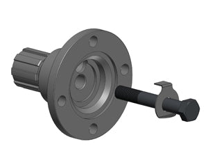 Allison Heavy Duty Hot Shift PTO with ISO Output - 12V, includes 1410 Flange and Mounting Kit