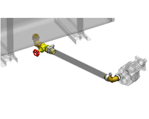 Tank Accessories - Suction Fitting Tank to Pump Kit – Complete with Fittings and Hose Clamps