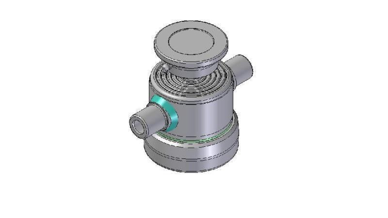 Underbody Cylinder - 6-Stage 840mm Stroke Underbody Hoist Cylinder - Model 6002S