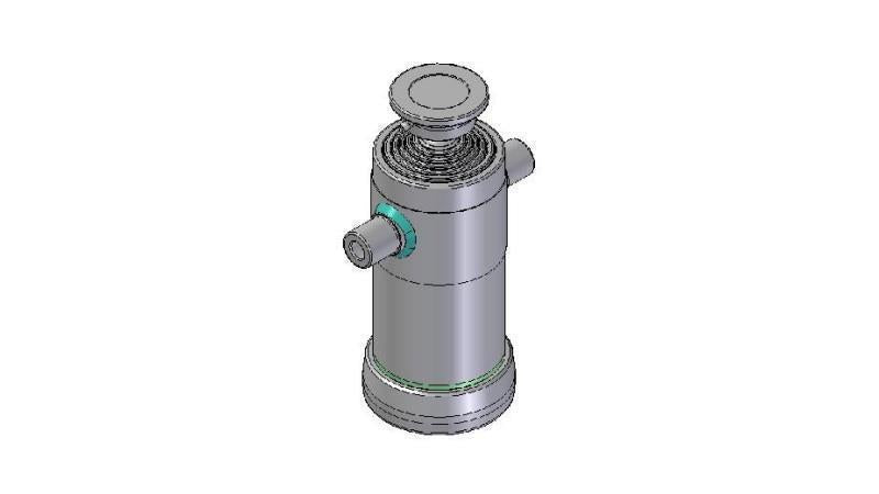 Underbody Cylinder - 6-Stage 1480mm Stroke Underbody Hoist Cylinder - Model 6008S
