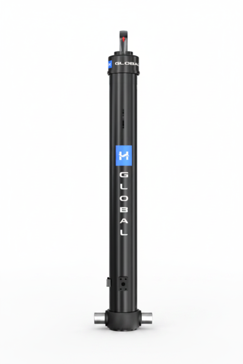 Black cylindrical device with 'H Global' branding on a white background