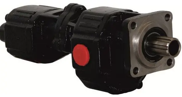 ABER Gear Pump Tandem 52cc ISO 4-Bolt Mount - Bi-Rotational (Front & Rear) - B34D52