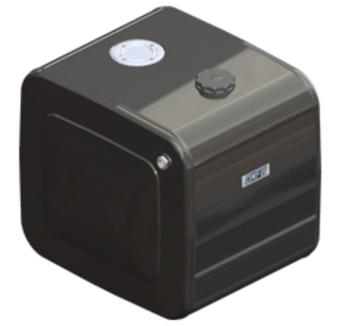 BRR Series Steel Powder Coated with Rear Mount Brackets - 250 litre Capacity