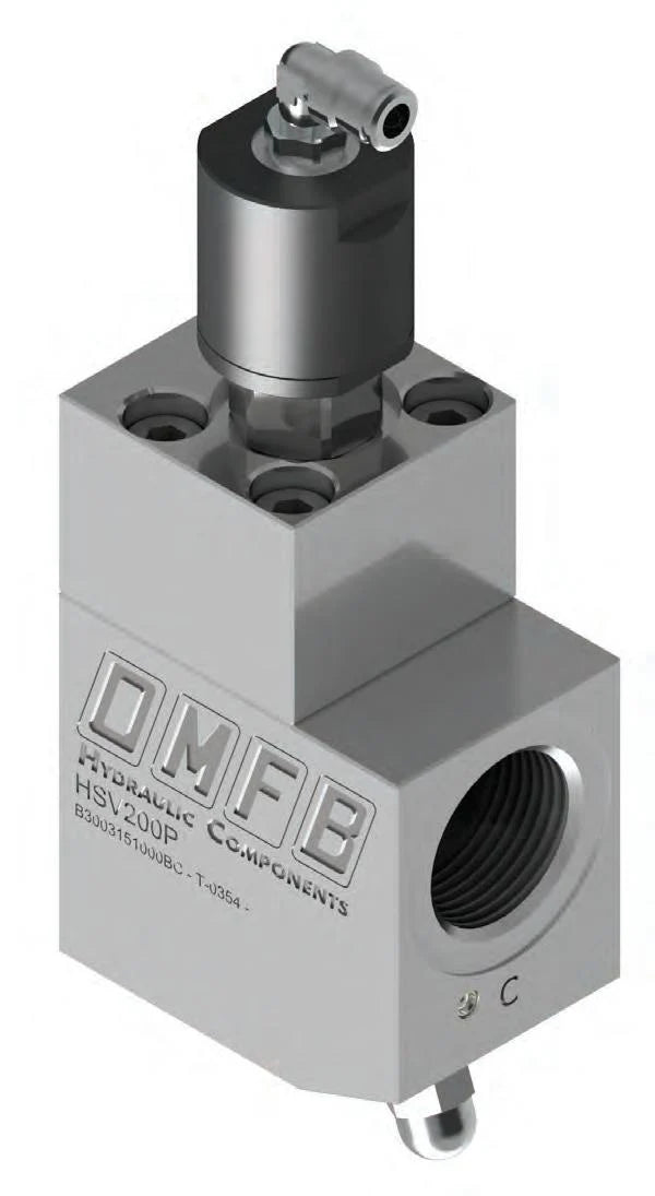 OMFB Hose Burst Tipper Valve - Air Operated, 200 L/min, 250 Bar (HSV200P)