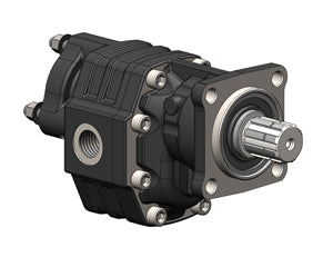 OMFB NPH Tandem Gear Pump 82cc ISO 4-Bolt - Right Hand Rotation (CW)