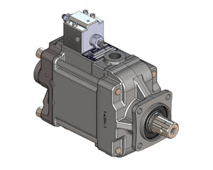 OMFB PPV Series ISO ISO 4-Bolt Variable Piston Pump - 110cc / 400 Bar - Right Hand Rotation (Clockwise)