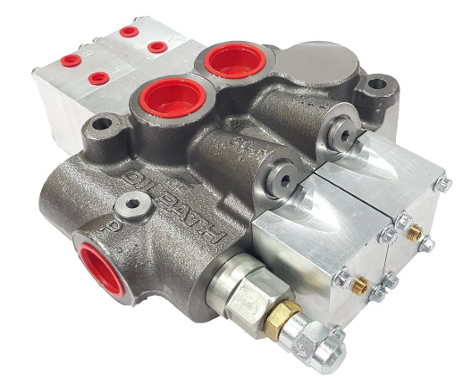 OILPATH Tipper Valve - Dual Spool Tipper Valve for Truck & Trailer Applications - Air Operated, 160 L/min, 220 Bar (3200 PSI)