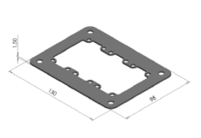OMFB N-GAGE Fixing Plate - Triple