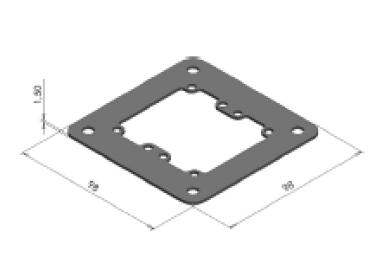 OMFB N-GAGE Fixing Plate - Twin