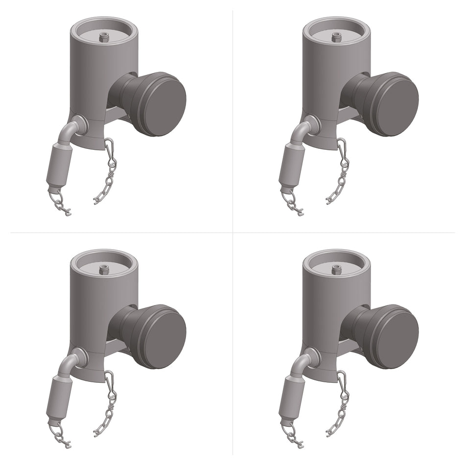 Horizontal 3-Way Tip Kit — 60mm Ball (12T)