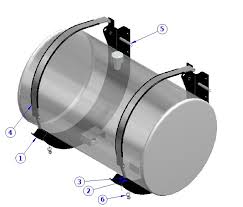 Tank Aluminium - Round Hydraulic Aluminium Oil Tank - 265L, 26"x24.5" (660mm x 620mm) - Australian Made (Copy)